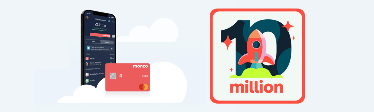 Monzo Hits 10 Million UK Customers as Kuda's Revenue Triples