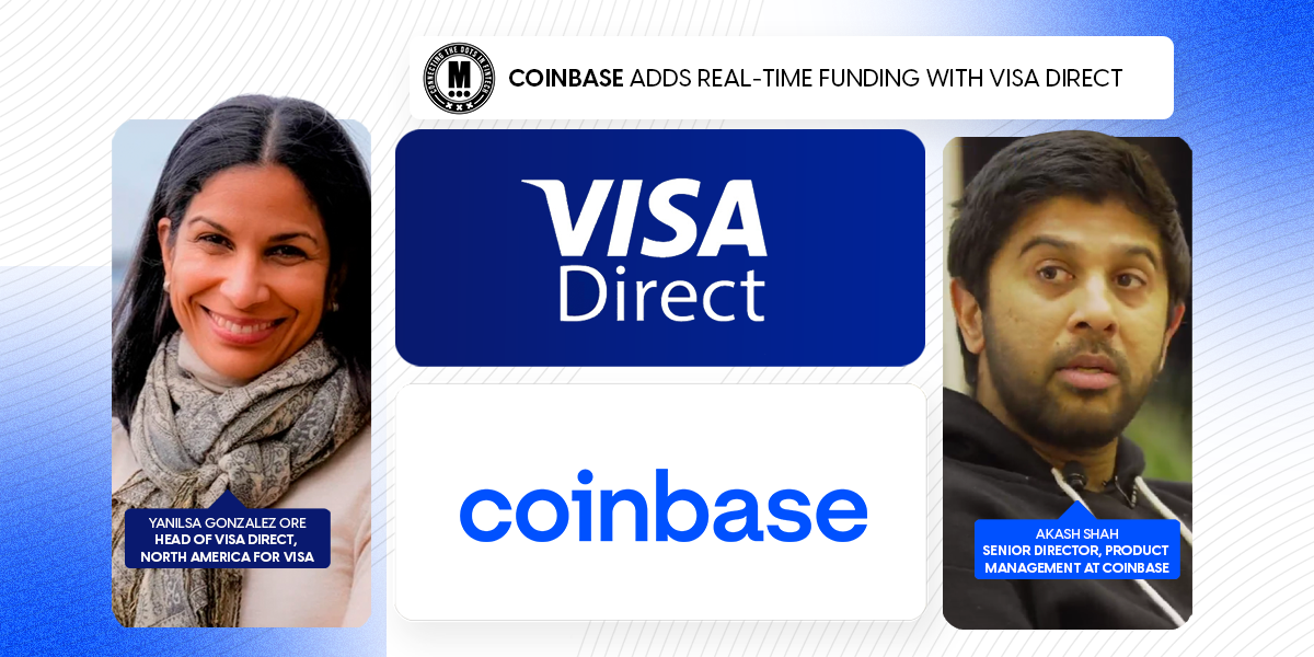 Coinbase Adds Real-Time Funding with Visa Direct