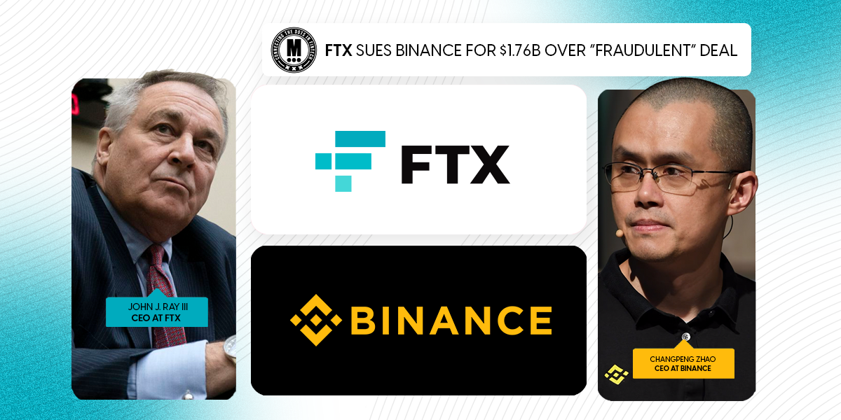 FTX Sues Binance for $1.76B Over “Fraudulent” Deal