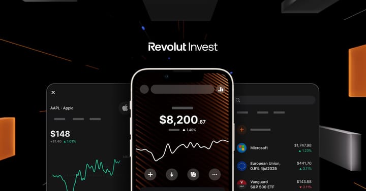 Revolut Challenges Robinhood and eToro with New Retail Wealth App