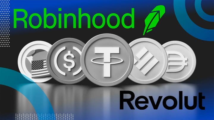 Robinhood and Revolut Eye $170 Billion Stablecoin Market