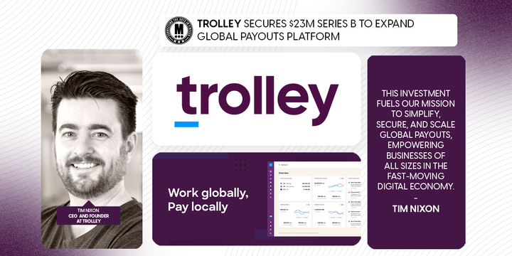 Trolley Secures $23M Series B to Expand Global Payouts Platform