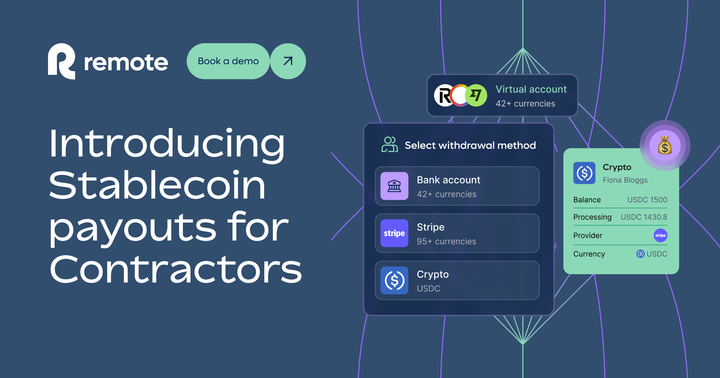 Remote Teams Up with Stripe for Instant, Secure Global Contractor Payments via USDC