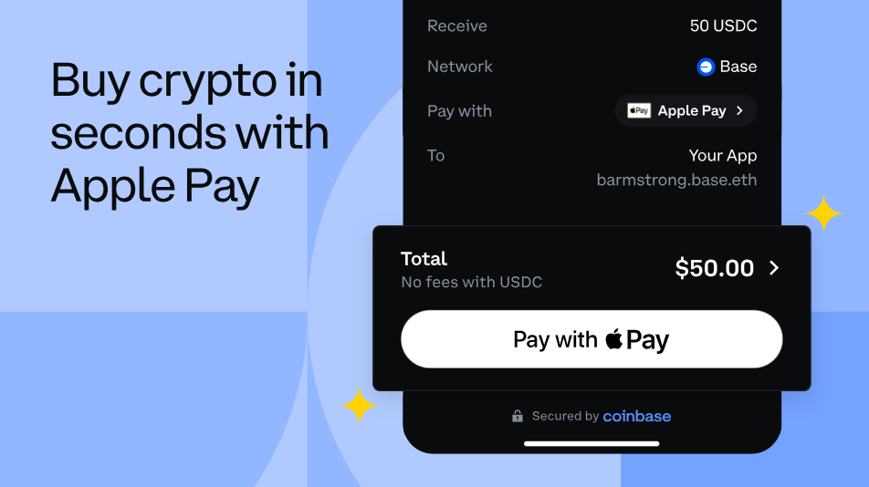 Apple Pay Supports Fiat-to-Crypto on Coinbase